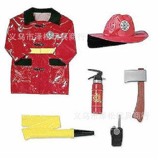 万圣节服装 六一儿童节演出服 儿童服饰 儿童消防员服装 工具服